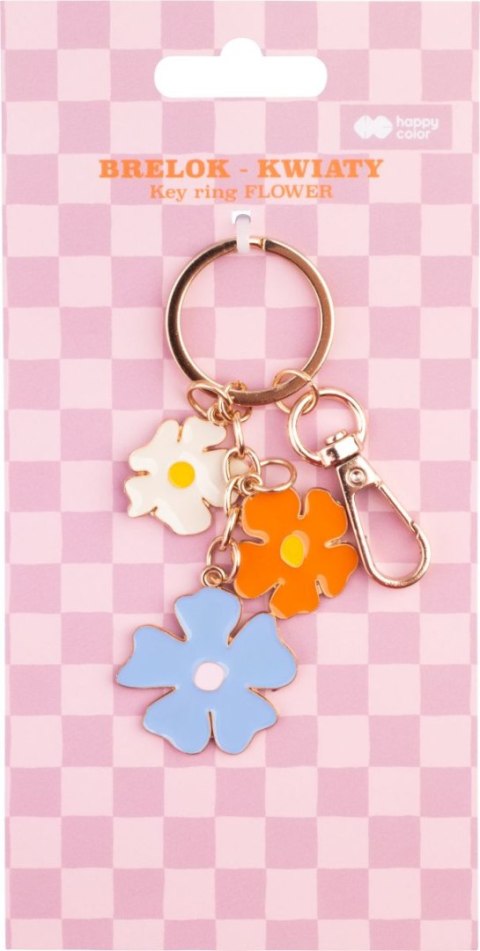 Brelok metalowy Bloom Kwiatki Happy Color Brelok metalowy Bloom Kwiatki Happy Color