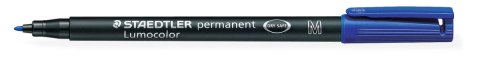 Foliopis Lumocolor, M, wodoodporny, niebieski, Staedtler Foliopis Lumocolor, M, wodoodporny, niebieski, Staedtler