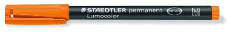 Foliopis Lumocolor, M, wodoodporny,pomarańczowy, Staedtler Foliopis Lumocolor, M, wodoodporny,pomarańczowy, Staedtler