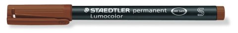 Foliopis Lumocolor, S, wodoodporny, brązowy, Staedtler Foliopis Lumocolor, S, wodoodporny, brązowy, Staedtler