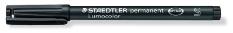 Foliopis Lumocolor, S, wodoodporny, czarny, Staedtler Foliopis Lumocolor, S, wodoodporny, czarny, Staedtler