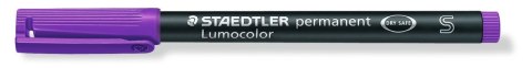Foliopis Lumocolor, S, wodoodporny, fioletowy, Staedtler Foliopis Lumocolor, S, wodoodporny, fioletowy, Staedtler
