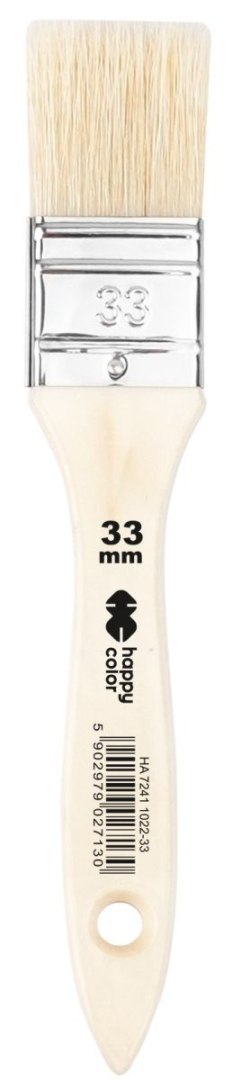 Pędzel hobby, szczecina, płaski 33mm, Hobby Color