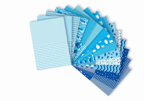 Blok z motywami BLUE, 80g/m2, A4, 15 ark, 30 motyw, Happy Color Blok z motywami BLUE, 80g/m2, A4, 15 ark, 30 motyw, Happy Color