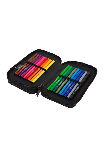 COOLPACK - JUMPER 2 - PIÓRNIK PODWÓJNY Z WYPOSAŻENIEM - DAISY BLACK COOLPACK - JUMPER 2 - PIÓRNIK PODWÓJNY Z WYPOSAŻENIEM - DAISY BLACK