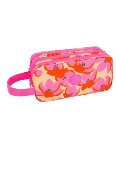 COOLPACK - PRIMUS L - SASZETKA POTRÓJNA Z RĄCZKĄ - FLORES ROSA COOLPACK - PRIMUS L - SASZETKA POTRÓJNA Z RĄCZKĄ - FLORES ROSA