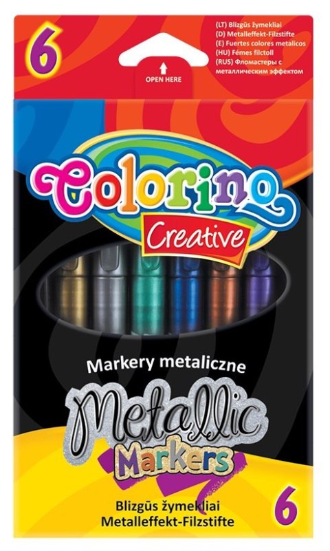 Colorino creative marker metalizowany 6 kol. Colorino creative marker metalizowany 6 kol.