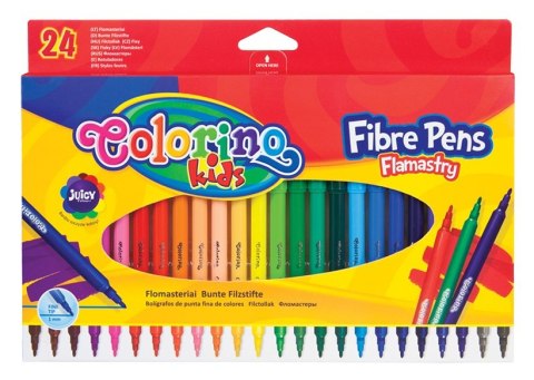 Colorino kids flamastry 24 kolory dla dziecka do szkoły malowania Colorino kids flamastry 24 kolory dla dziecka do szkoły malowania