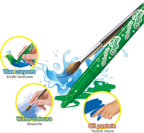 Colorino kids kredki świecoweżelowe 12 kolorów wykręcane Colorino kids kredki świecoweżelowe 12 kolorów wykręcane