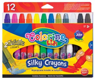 Colorino kids kredki świecoweżelowe wykręcane 12 kolorów w sztyfcie