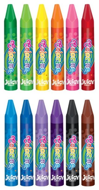 Colorino kids pastele olejne trójkątne 12 kolorów