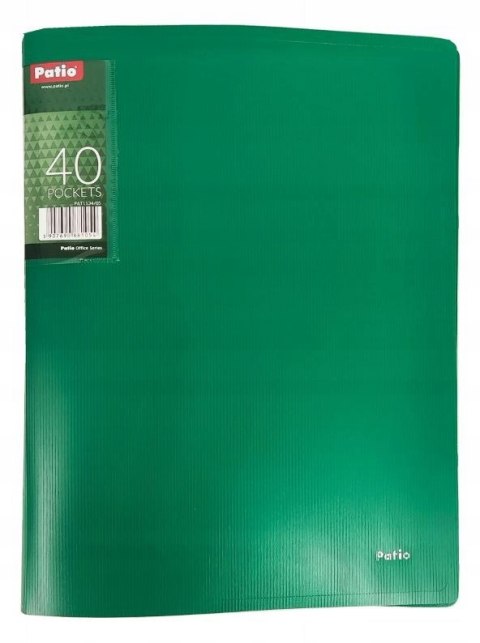 Teczka z 40 koszulkami clear book zielona Teczka z 40 koszulkami clear book zielona