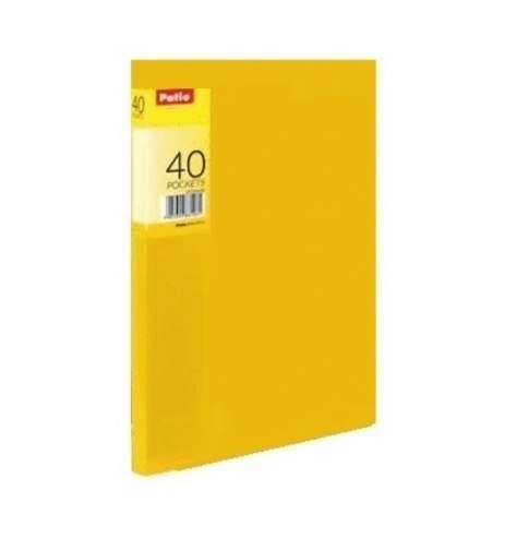 Teczka z 40 koszulkami clear book żółta Teczka z 40 koszulkami clear book żółta