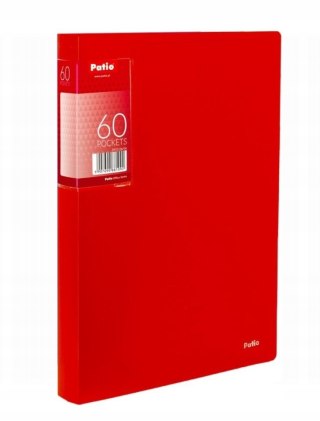 Teczka z 60 koszulkami clear book czerwona