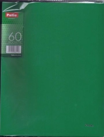 Teczka z 60 koszulkami clear book zielona Teczka z 60 koszulkami clear book zielona