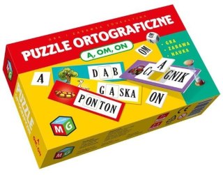 PUZZLE ORTOGRAFICZNE Ą, OM, ON W