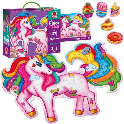 RK7010-03 Puzzle podlogowe. Magiczny jednorozec RK7010-03 Puzzle podlogowe. Magiczny jednorozec