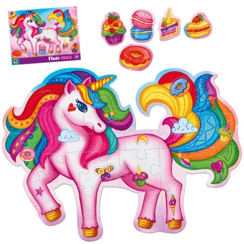 RK7010-03 Puzzle podlogowe. Magiczny jednorozec RK7010-03 Puzzle podlogowe. Magiczny jednorozec