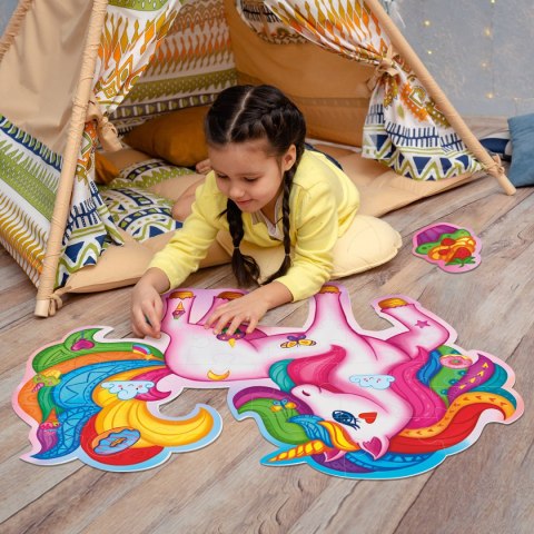RK7010-03 Puzzle podlogowe. Magiczny jednorozec RK7010-03 Puzzle podlogowe. Magiczny jednorozec