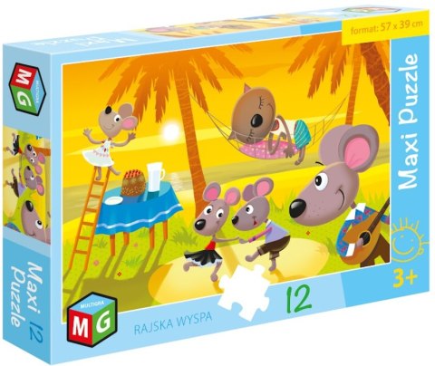 MAXI PUZZLE 12 RAJSKA WYSPA