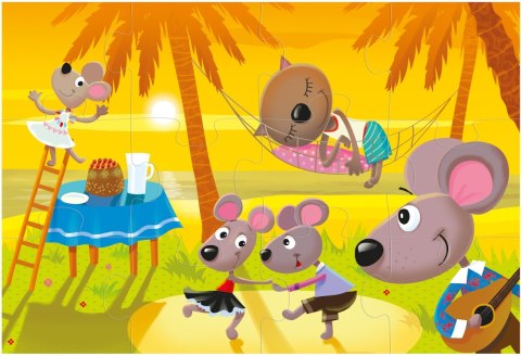 MAXI PUZZLE 12 RAJSKA WYSPA