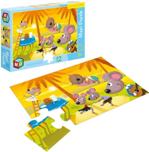 MAXI PUZZLE 12 RAJSKA WYSPA