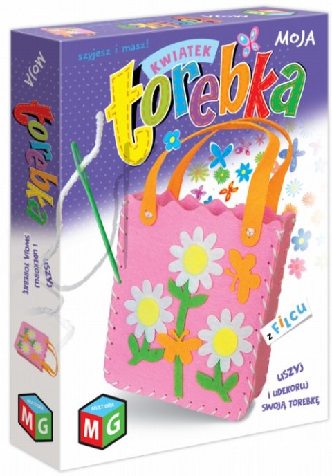 MOJA TOREBKA Z FILCU- KWIATEK MOJA TOREBKA Z FILCU- KWIATEK