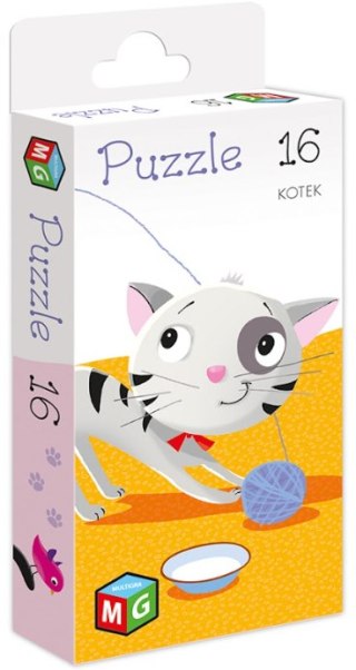 PUZZLE 16 ELEMENTÓW- KOTEK