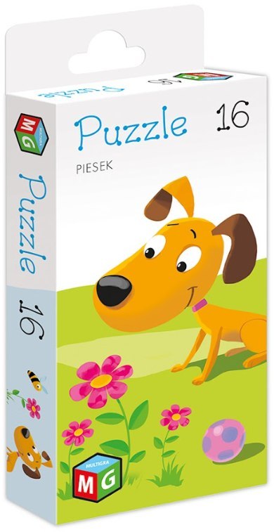 PUZZLE 16 ELEMENTÓW- PIESEK PUZZLE 16 ELEMENTÓW- PIESEK