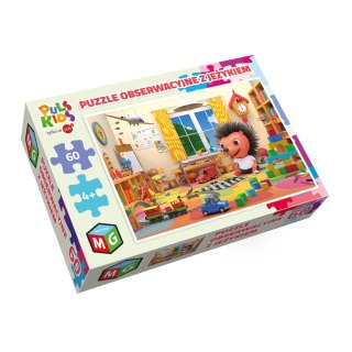 PUZZLE OBSERWACYJNE Z JEŻYKIEM 60 EL.