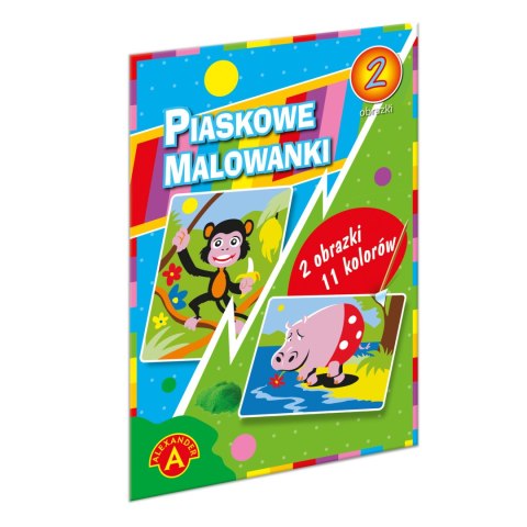 Piaskowe Malowanki - Hipopotam, Małpa Piaskowe Malowanki - Hipopotam, Małpa