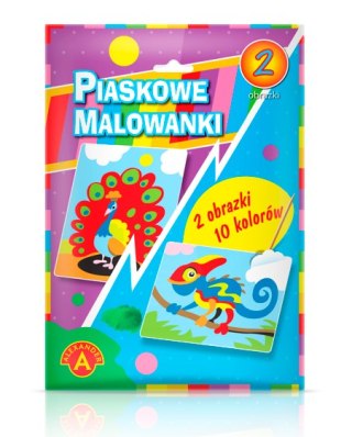 Piaskowe Malowanki - Kameleon, Paw
