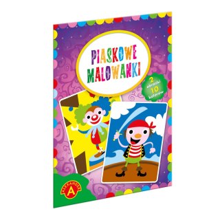 Piaskowe Malowanki - Klaun, Pirat