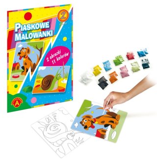 Piaskowe Malowanki - Pies, Ślimak
