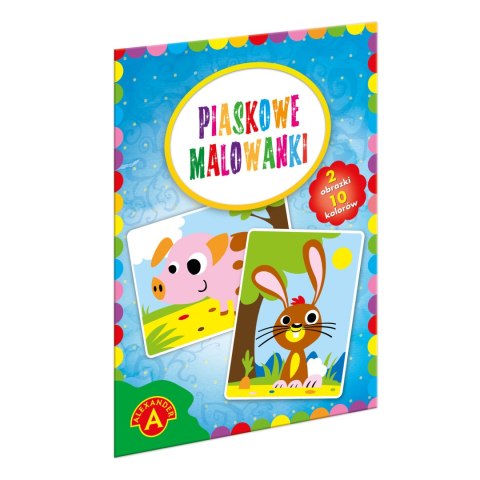 Piaskowe Malowanki - Świnka, Królik Piaskowe Malowanki - Świnka, Królik