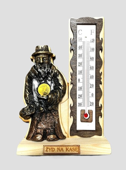 Żyd stojący z termometrem 16 x 10 cm - nr.80 Żyd stojący z termometrem 16 x 10 cm - nr.80