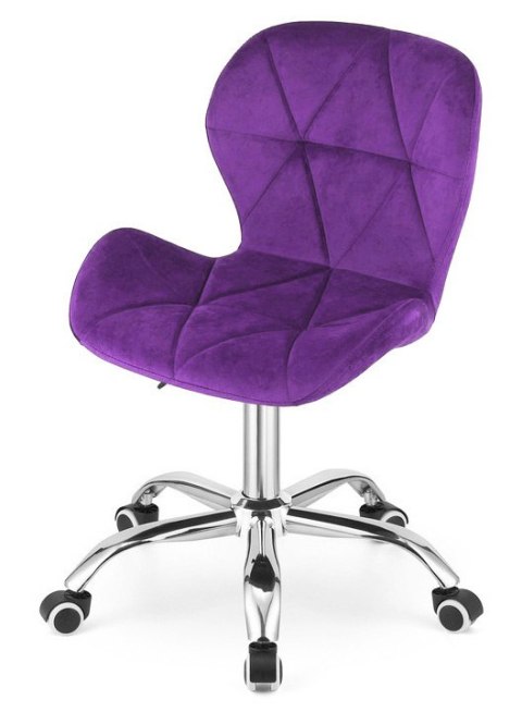 Krzesło obrotowe VASTO OFFICE VELVET PURPLE Lugano
