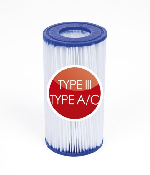 Filtr wymienny typu III do pomp basenowych 5678l/h BESTWAY Filtr wymienny typu III do pomp basenowych 5678l/h BESTWAY