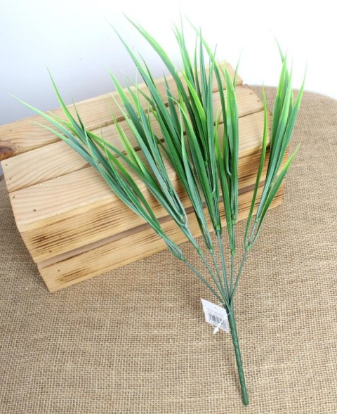 Gałązka TRAWA wys. 40 cm 7 łodyg ZIELONA MD-039A Gałązka TRAWA wys. 40 cm 7 łodyg ZIELONA MD-039A