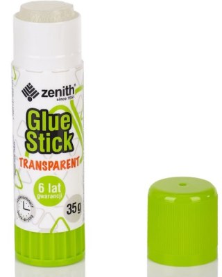 Klej w sztyfcie transparentny PVP ZENITH 35 g - 1 szt