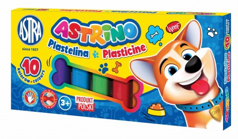 Plastelina Astrino10 kolorów Plastelina Astrino10 kolorów