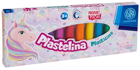 Plastelina Jednorożec Astra Kids 12 kolorów Plastelina Jednorożec Astra Kids 12 kolorów