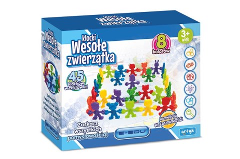 KLOCKI KONSTRUKCYJNE GEOMETRYCZNE ZWIERZĄTKA 45 EL ARTYK
