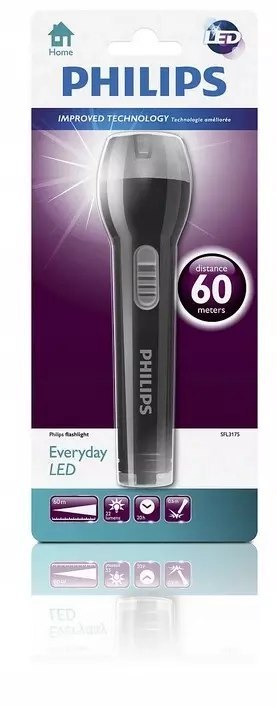 LATARKA PHILIPS SFL3175/10 ODPORNA LED CZARNA PHILIPS LATARKA PHILIPS SFL3175/10 ODPORNA LED CZARNA PHILIPS