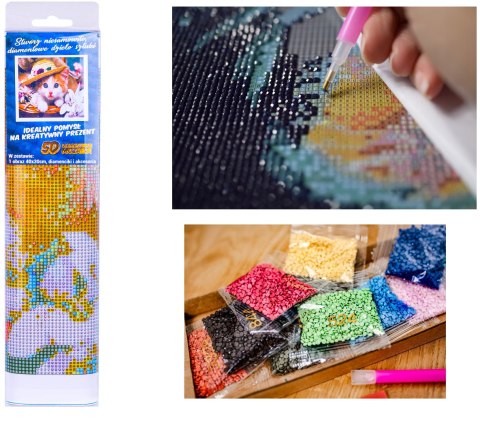 DIAMOND PAINTING HAFT DIAMENTOWY MOZAIKA ZESTAW 5D NORIMPEX