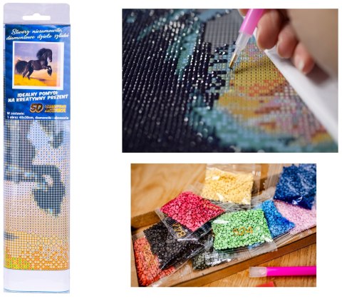 DIAMOND PAINTING HAFT DIAMENTOWY MOZAIKA ZESTAW 5D NORIMPEX