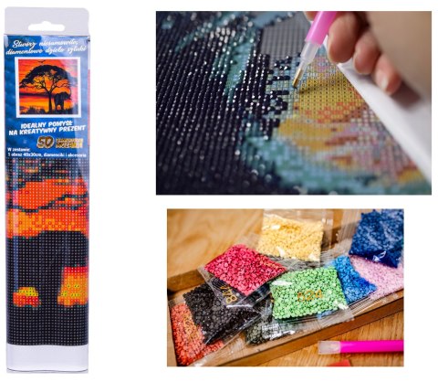 DIAMOND PAINTING HAFT DIAMENTOWY MOZAIKA ZESTAW 5D NORIMPEX