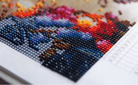 MOZAIKA DIAMENTOWA 7D HAFT DIAMENTOWY KOT ART NORIMPEX