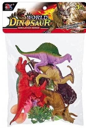 ZESTAW DINOZAURY DINOZAUR FIGURKI T-REX DUŻE 15SZT CIUCIUBABKA