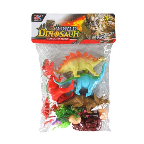 ZESTAW DINOZAURY DINOZAUR FIGURKI T-REX DUŻE 15SZT CIUCIUBABKA